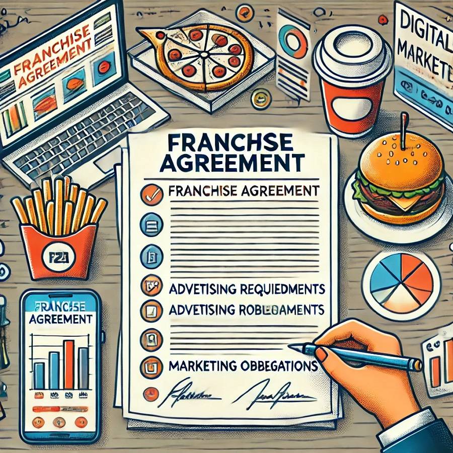 What Are the Advertising Requirements in Food Franchise Agreements?